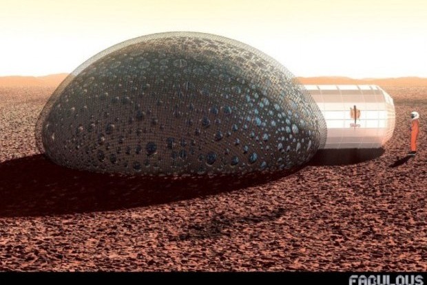 image habitat sur Mars SFERO impression 3D fil d'info